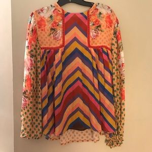 Anthropologie patterned top